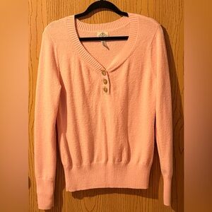 St. John's Bay Light Pink V-Neck Sweater